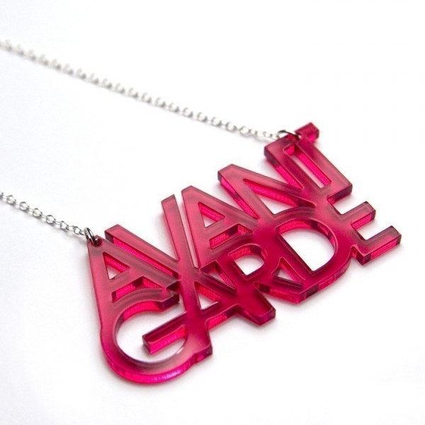 Avant Garde necklace from Plastique.