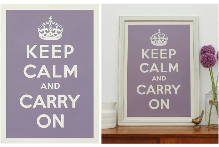 Keep Calm and Carry On - from the Keep Calm Gallery