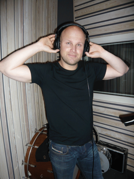 Torstein Sødal in the studio