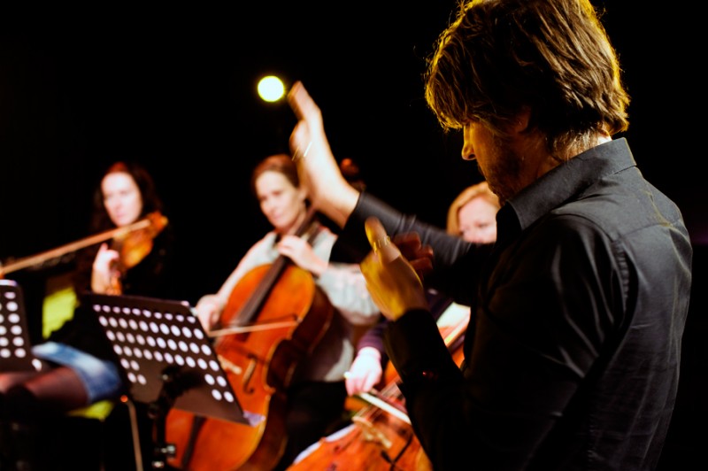 Peter conducting