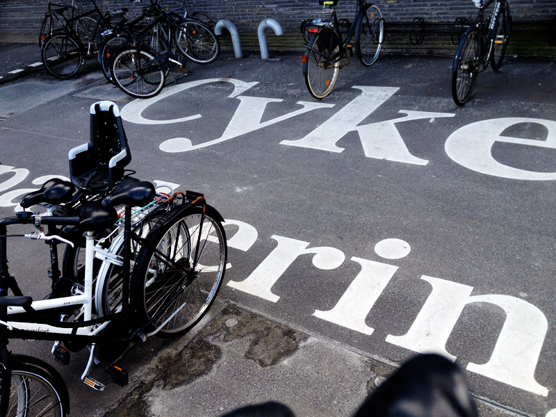 CPH bike parking lot