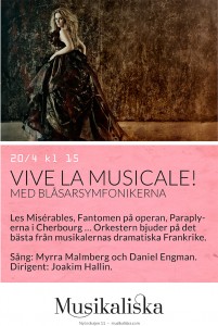 Info about the concert "Vive la Musicale" with Myrra Malmberg